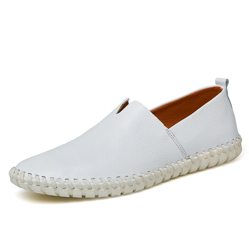 2025 Large Size Foreign Trade Outdoor Travel Xiyin Aliexpress Independent Station Pinduoduo Casual Handmade Bean Shoes