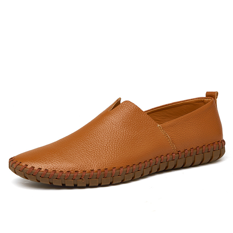2025 Large Size Foreign Trade Outdoor Travel Xiyin Aliexpress Independent Station Pinduoduo Casual Handmade Bean Shoes