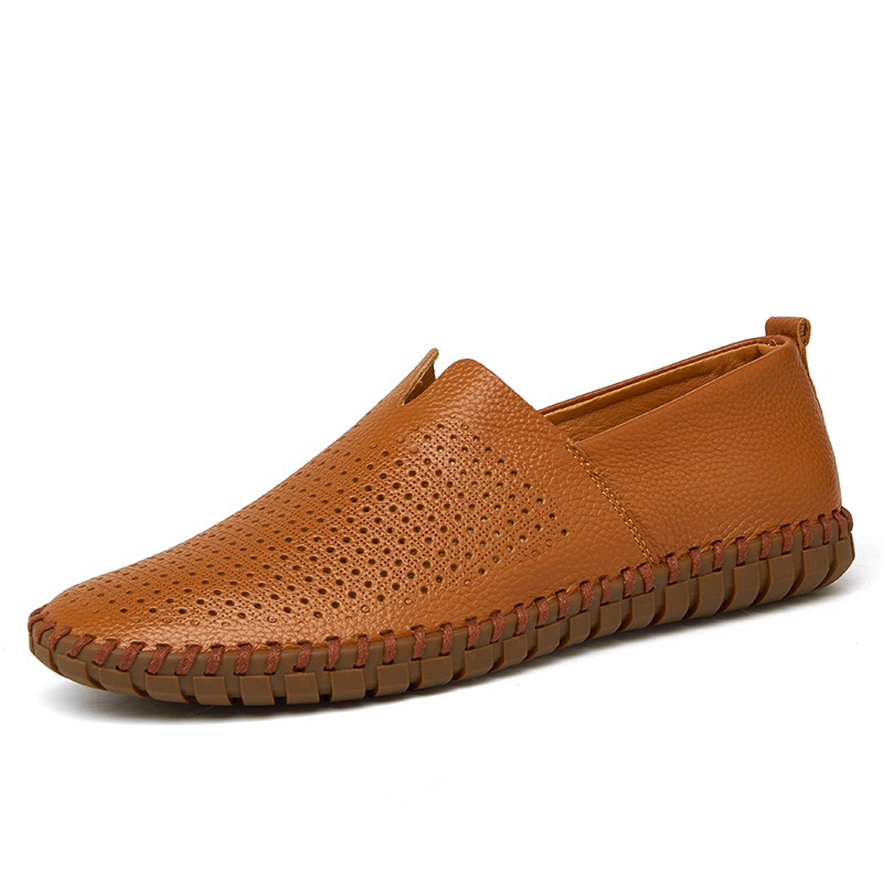 2025 Large Size Foreign Trade Outdoor Travel Xiyin Aliexpress Independent Station Pinduoduo Casual Handmade Bean Shoes