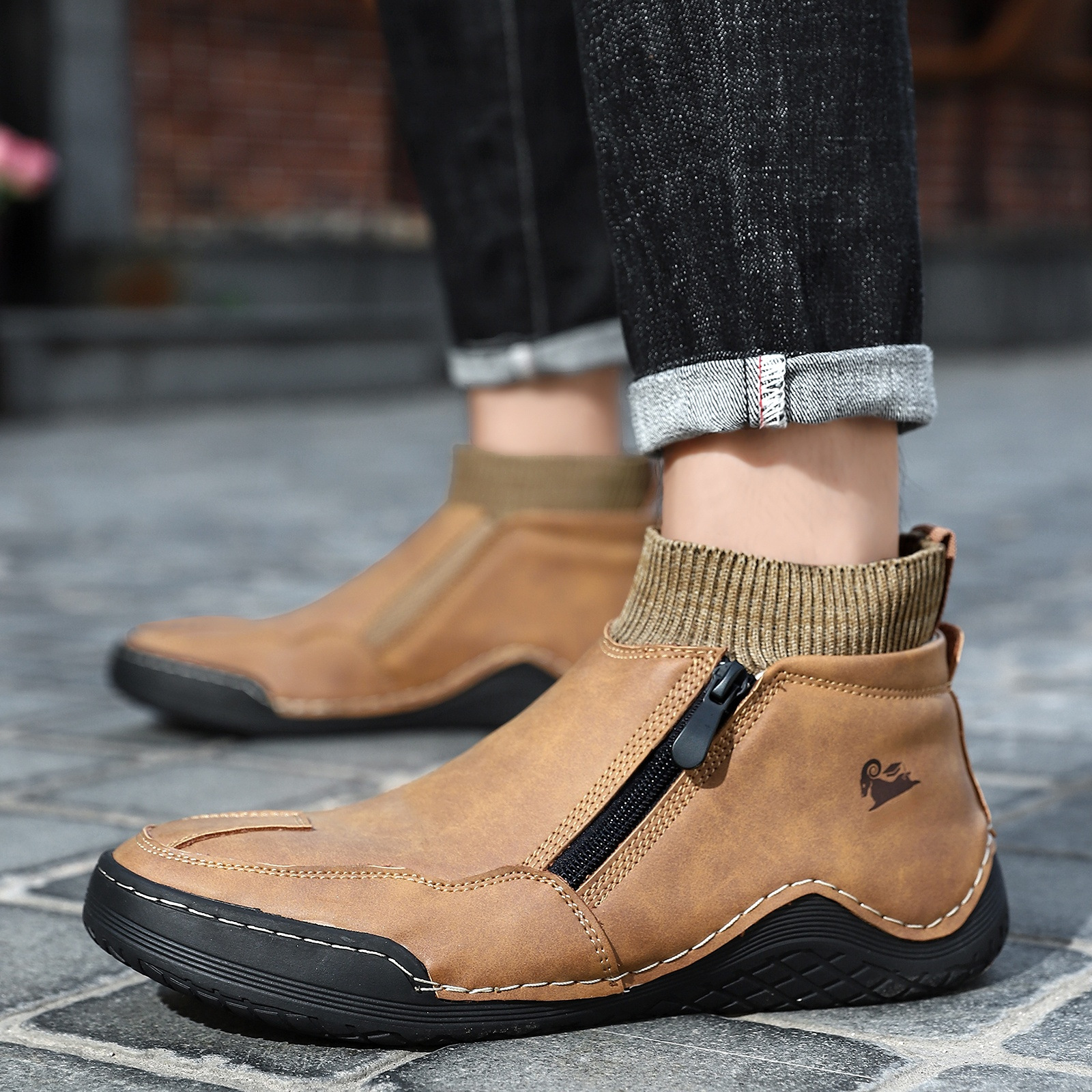 🔥On This Week Sale 70% OFF🔥Men's Casual Sneakers - Breathable Synthetic Upper, Non-Slip Rubber Sole, Comfortable Fabric Lining for Walking & Driving