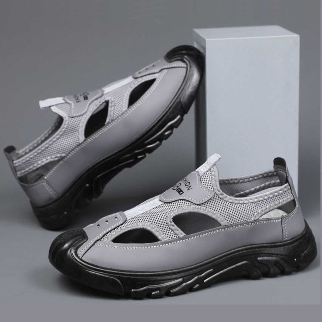 SooFeet Men Orthopedic Sandals Arch Support Breathable Lightweight Summer