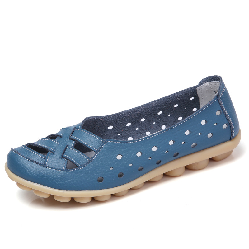 🔥Hot Sale - Ladies Breathable Leather Loafers