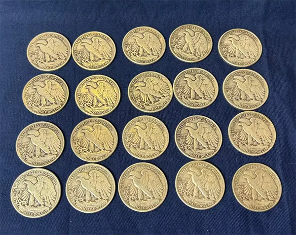 🔥Last 10 sets!!!💰[Complete Set]1916-1947 Walking Liberty Half Dollar Set - 20PCS