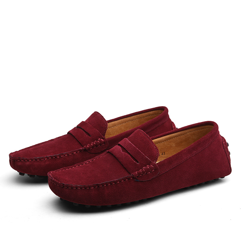 Men's Genuine Leather Comfortable Slip On Casual Shoes