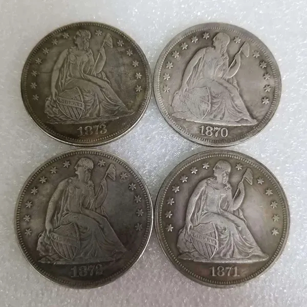 Last 12 sets😍Sold out soon!!! ⏰1870-1873-CC Seated Liberty Dollar - A Treasure of American Numismatic History
