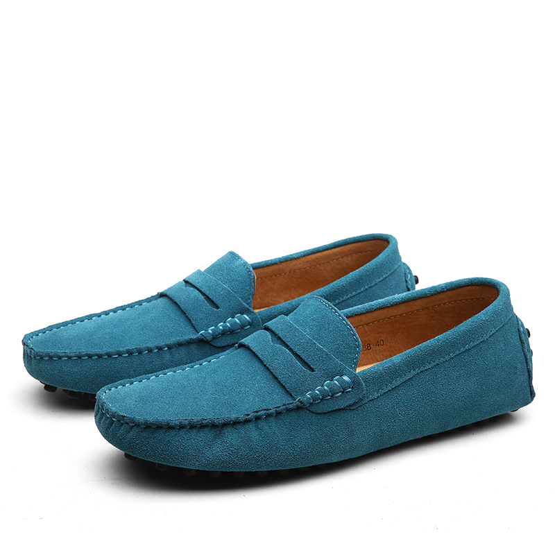 Men's Genuine Leather Comfortable Slip On Casual Shoes
