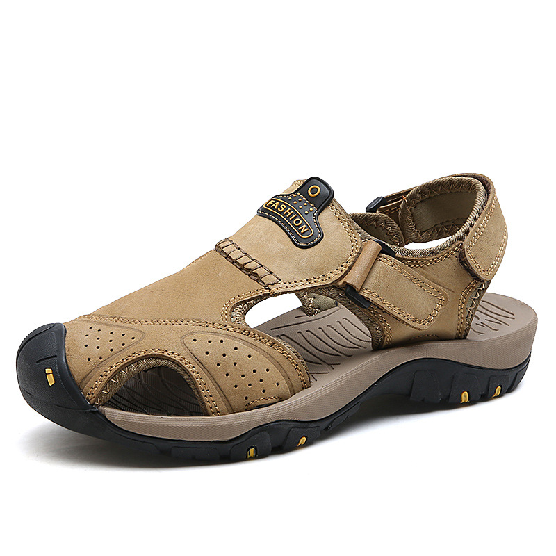 🔥Last Day 50% OFF🔥Men's Leather Orthopedic Sandals | Non-Slip Soft Sole Summer Walking Comfort