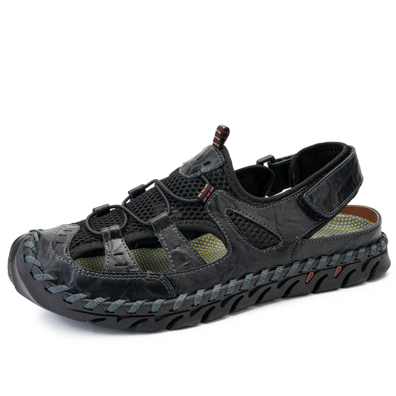 🔥Last Day 70% Off🔥Men's Casual Comfort Leather Sandals, Comfortable Orthopedic Walking Shoes