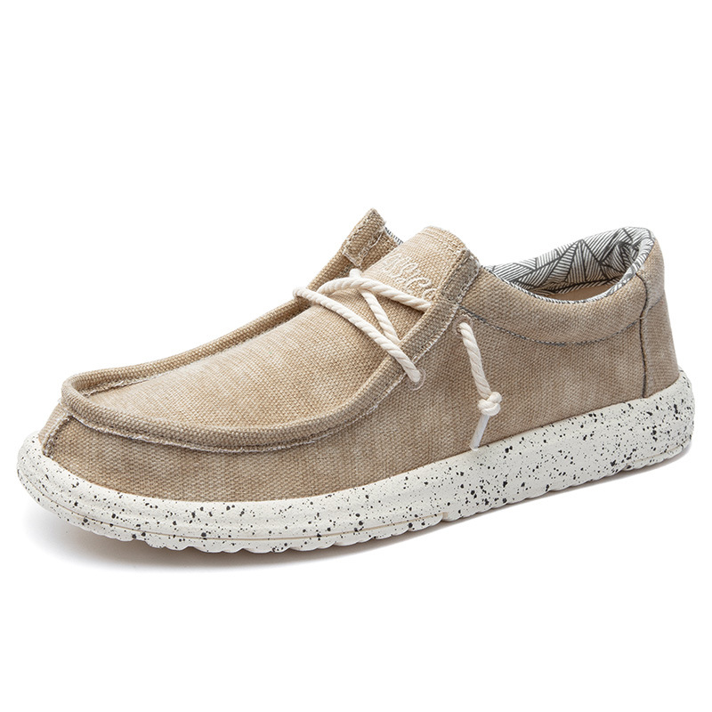 SooFeet Walking Men Shoes Cork Sole Breathable Loafers