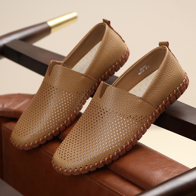 2025 Large Size Foreign Trade Outdoor Travel Xiyin Aliexpress Independent Station Pinduoduo Casual Handmade Bean Shoes