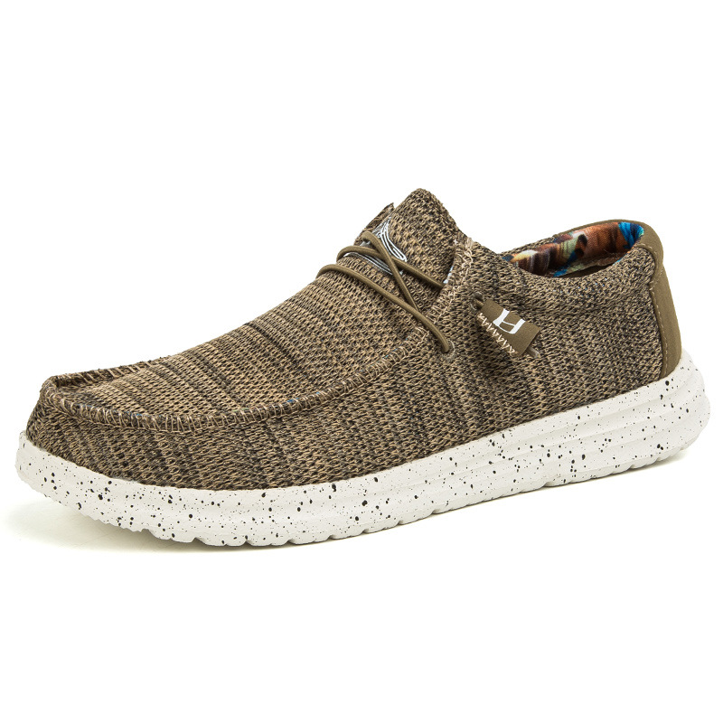 SooFeet Walking Men Shoes Cork Sole Breathable Loafers