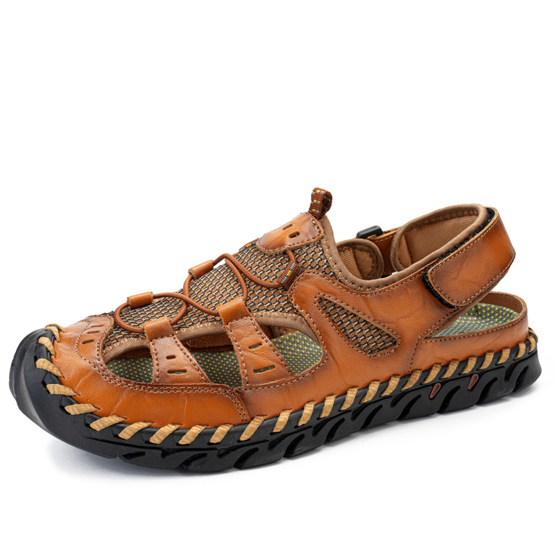 🔥Last Day 70% Off🔥Men's Casual Comfort Leather Sandals, Comfortable Orthopedic Walking Shoes