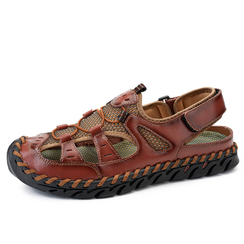 🔥Last Day 70% Off🔥Men's Casual Comfort Leather Sandals, Comfortable Orthopedic Walking Shoes