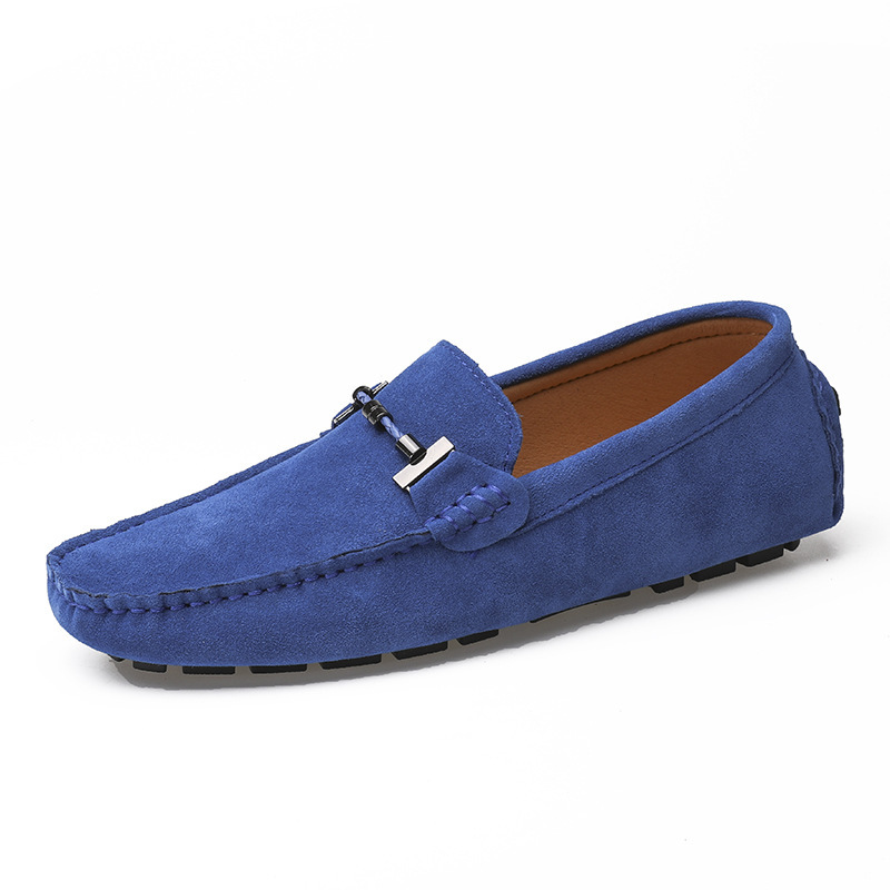 Men's Genuine Leather Driving Shoes — Hand-Stitched, Soft-Soled