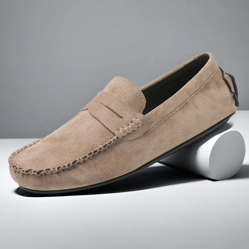 Men's Leather Suede Slip-ons | Casual Loafers | Moccasins