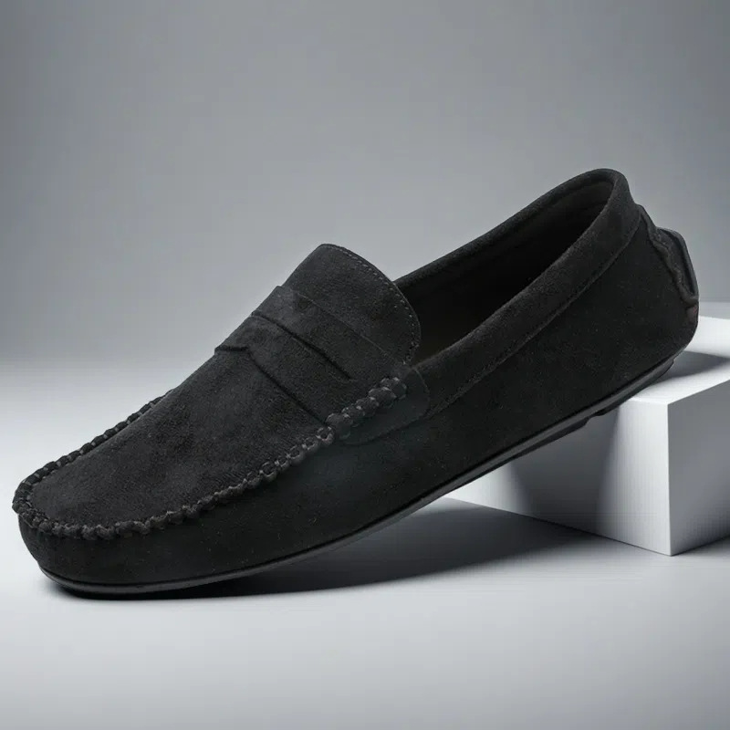 Men's Leather Suede Slip-ons | Casual Loafers | Moccasins