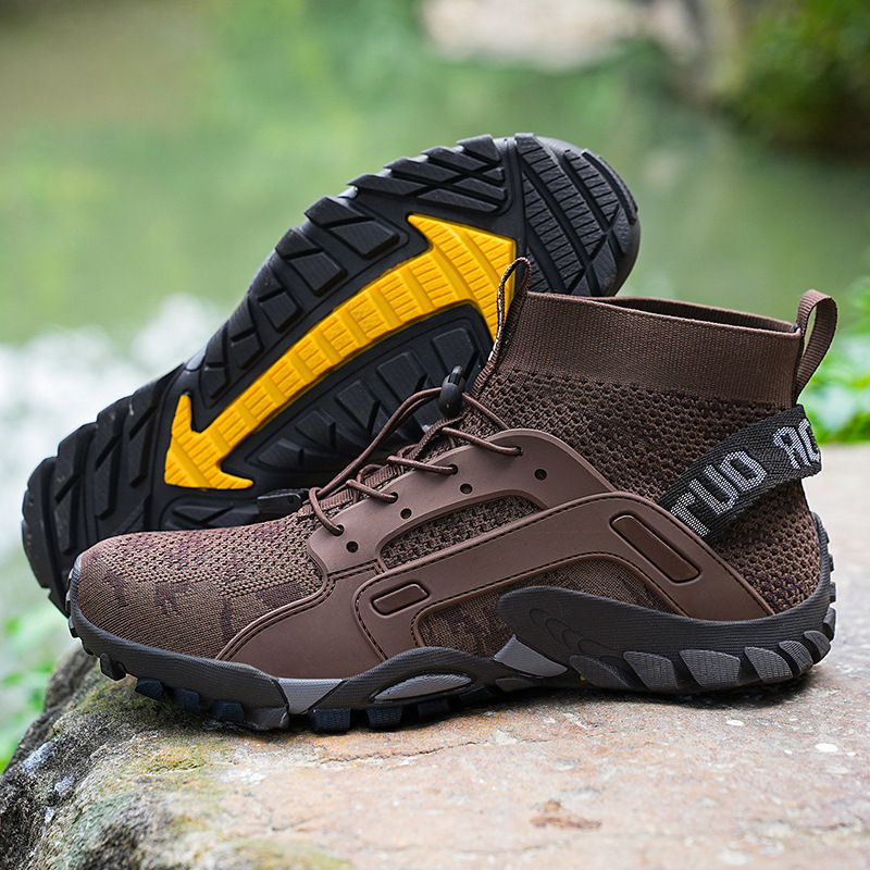 HYKES Trek – Natural Movement Non-slip, Barefoot Hiking Boots (Unisex)
