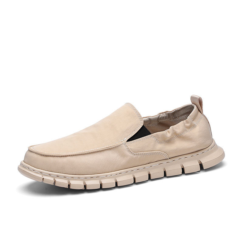 SooFeet Walking Men Shoes Cork Sole Breathable Loafers