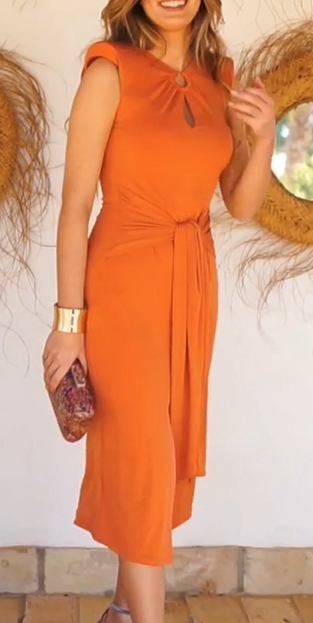 Vestido naranja