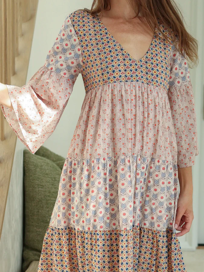 Charlotte Cotton Midi Dress