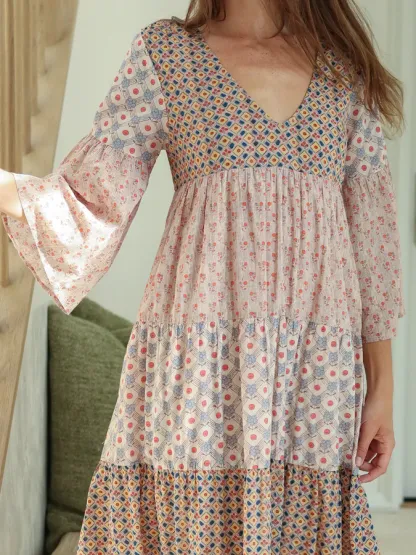 Charlotte Cotton Midi Dress