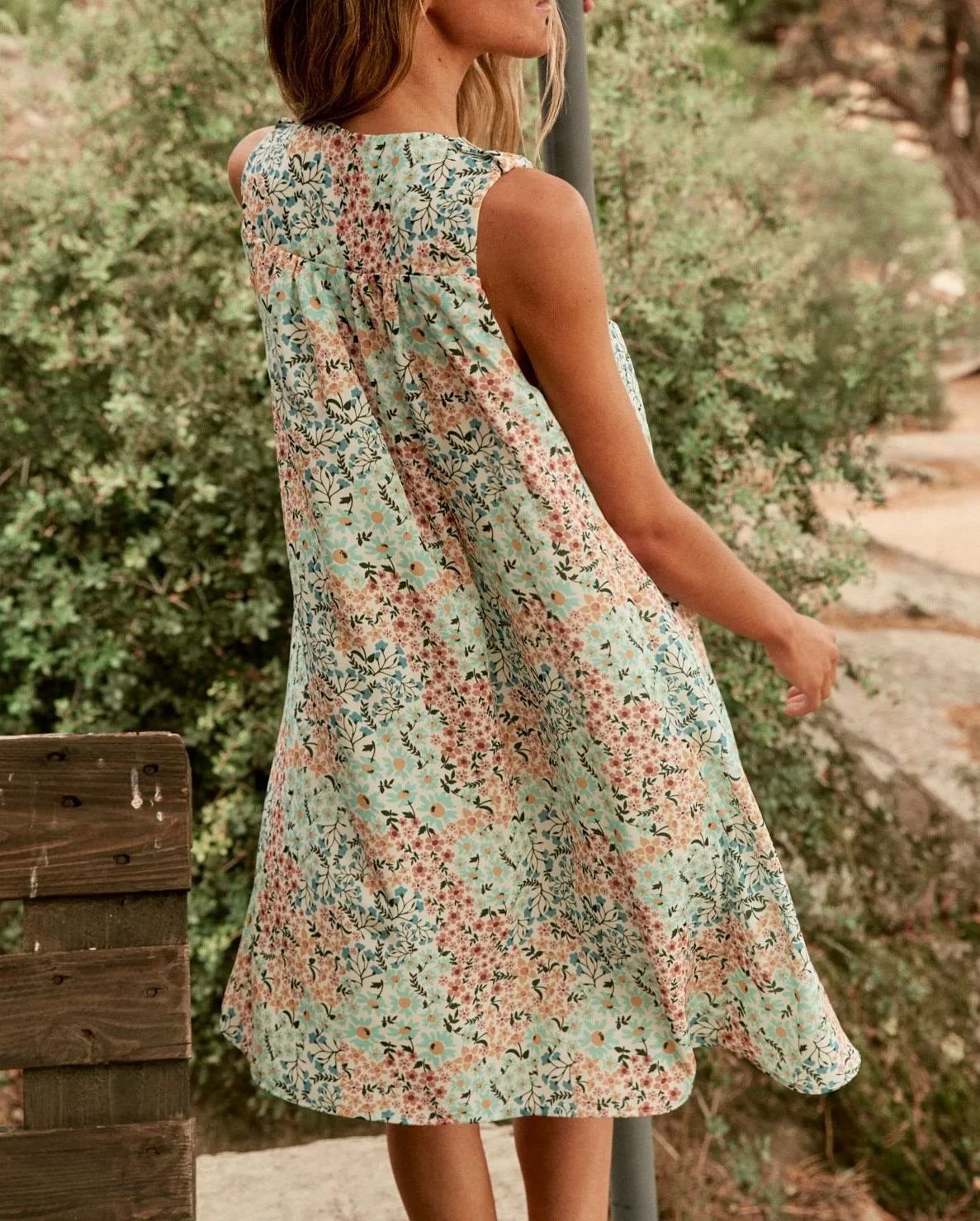 Vestido Lety estampado
