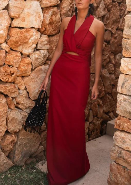 Cuello halter de una palabra