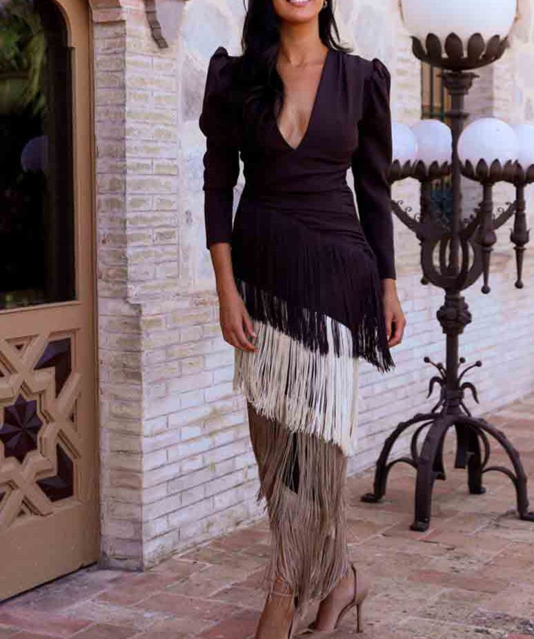 VESTIDO FLECOS MANUELA