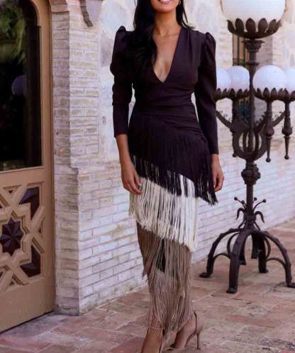 VESTIDO FLECOS MANUELA