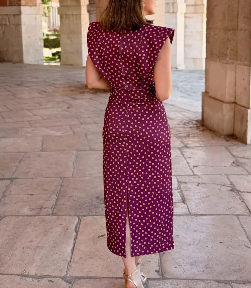 Polka Dot Midi Dress