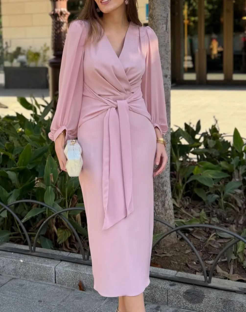 Caetana Pink Party Dress