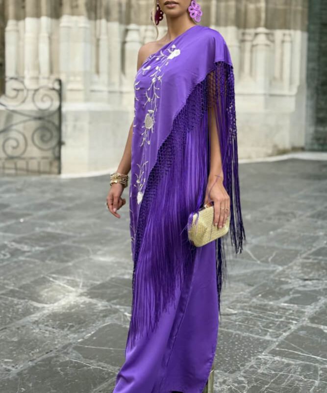 Purple Heroic Gown