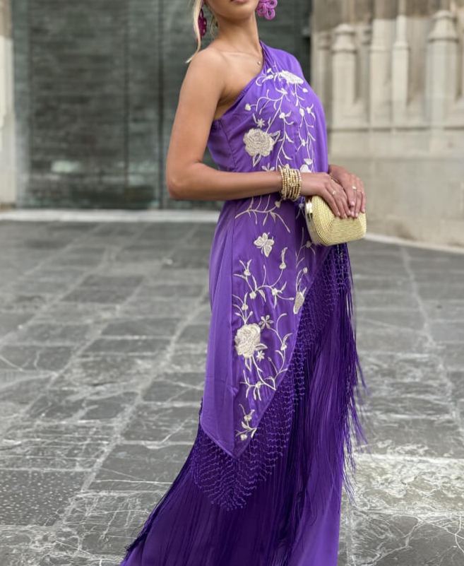 Purple Heroic Gown