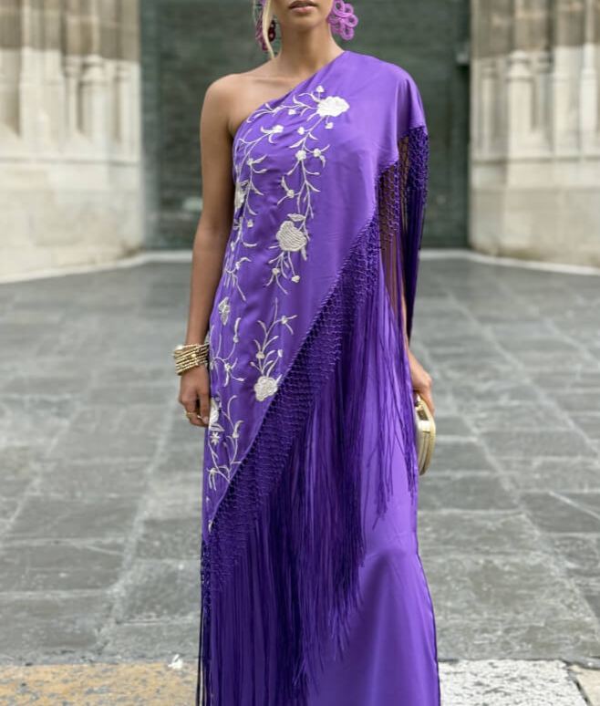 Purple Heroic Gown