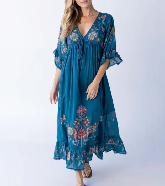Capri Cotton Long Dress