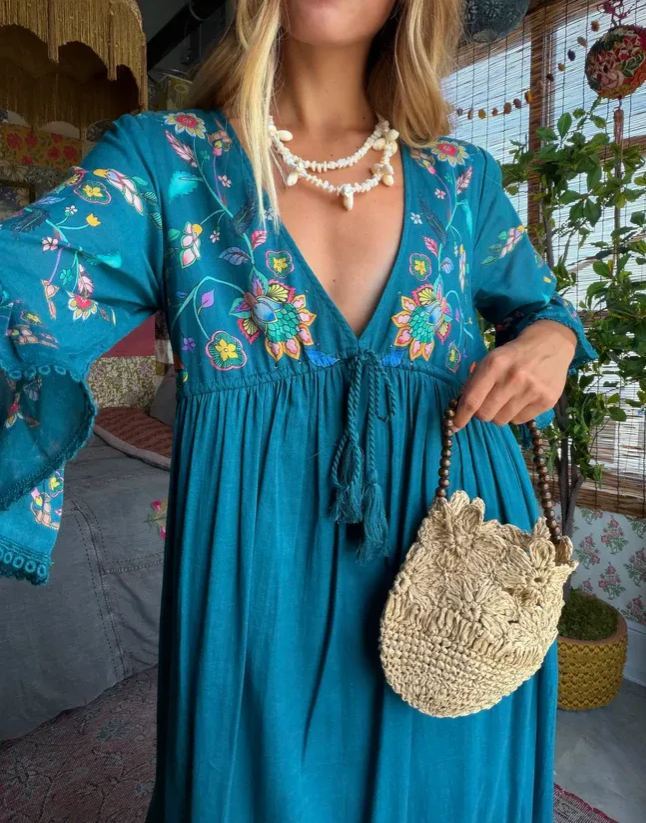 Capri Cotton Long Dress