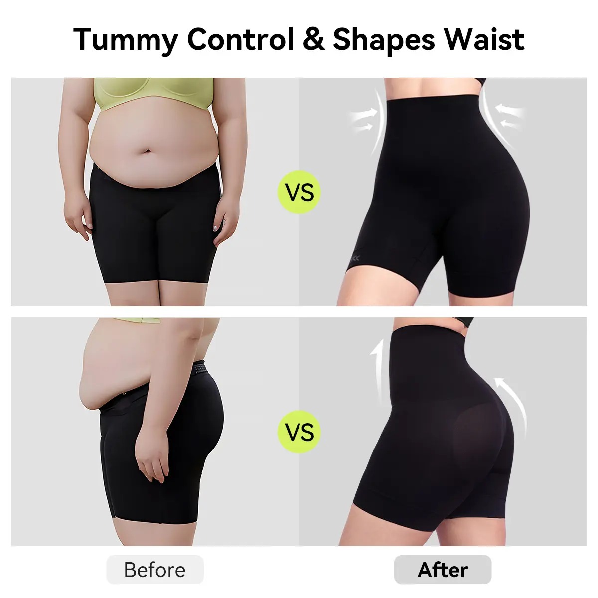 Women's Tummy Control Butt-Lifting Shapewear, Sexy and Comfortable High-Waist Body Sculpting Garment Womenswear Compression