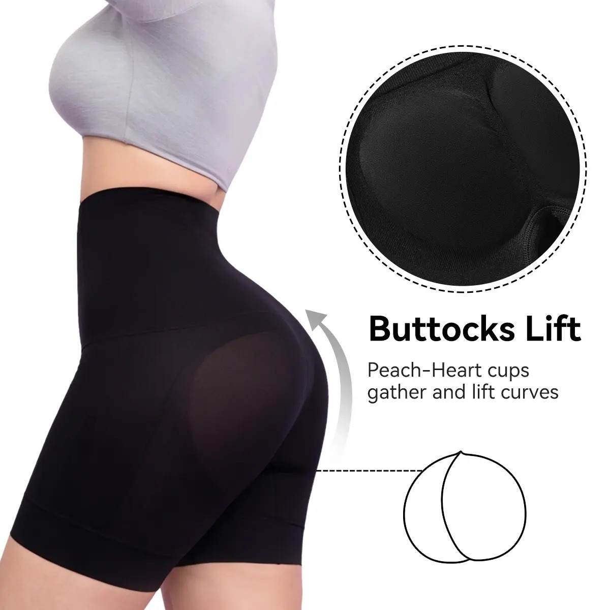 Women's Tummy Control Butt-Lifting Shapewear, Sexy and Comfortable High-Waist Body Sculpting Garment Womenswear Compression