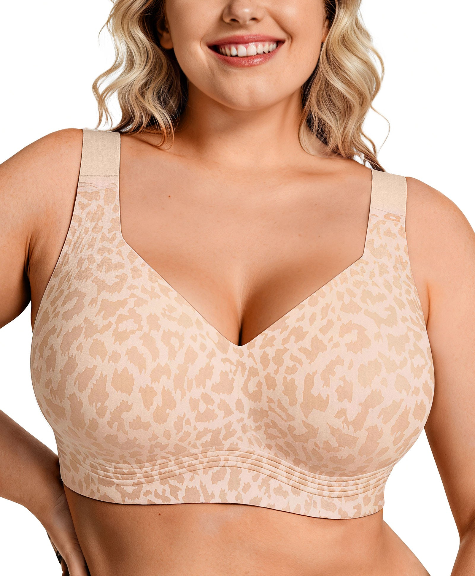 Comfortable Wireless Full Coverage Jelly Smoothing Bra