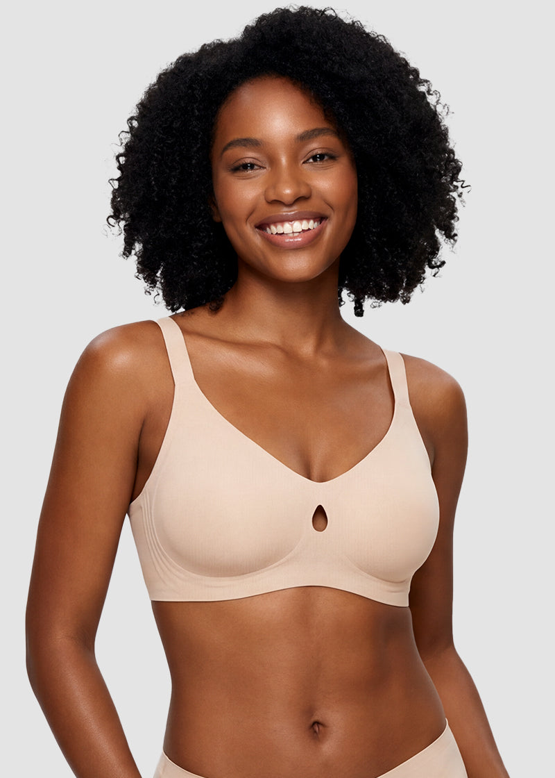 Invisible Jelly Lift Bra with Breathable Water Drop Hollow