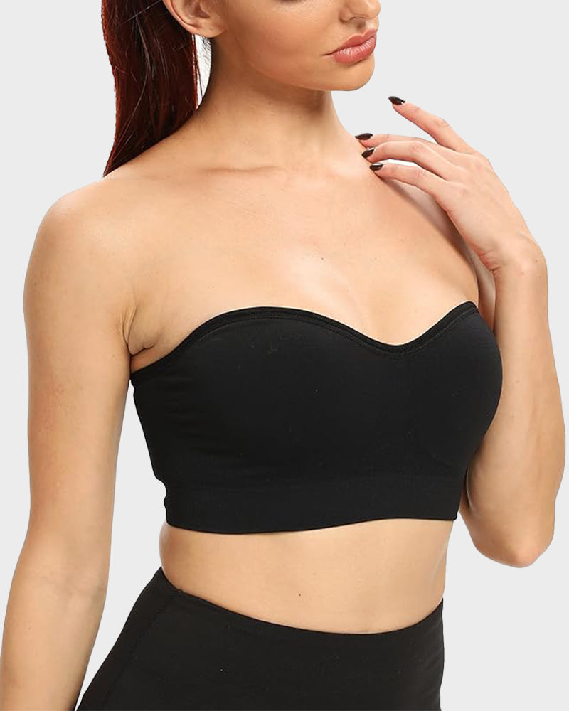 Wireless Strapless Bandeau Bra 
