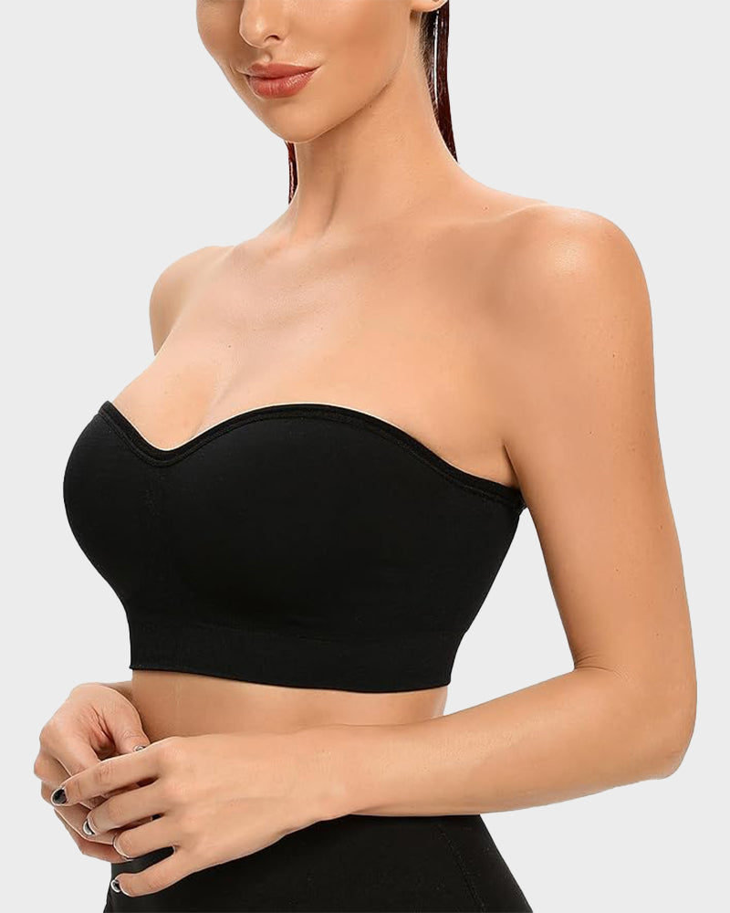 Wireless Strapless Bandeau Bra 