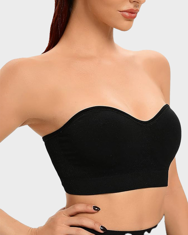 Wireless Strapless Bandeau Bra 