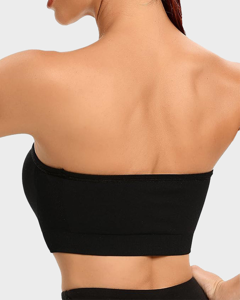 Wireless Strapless Bandeau Bra 