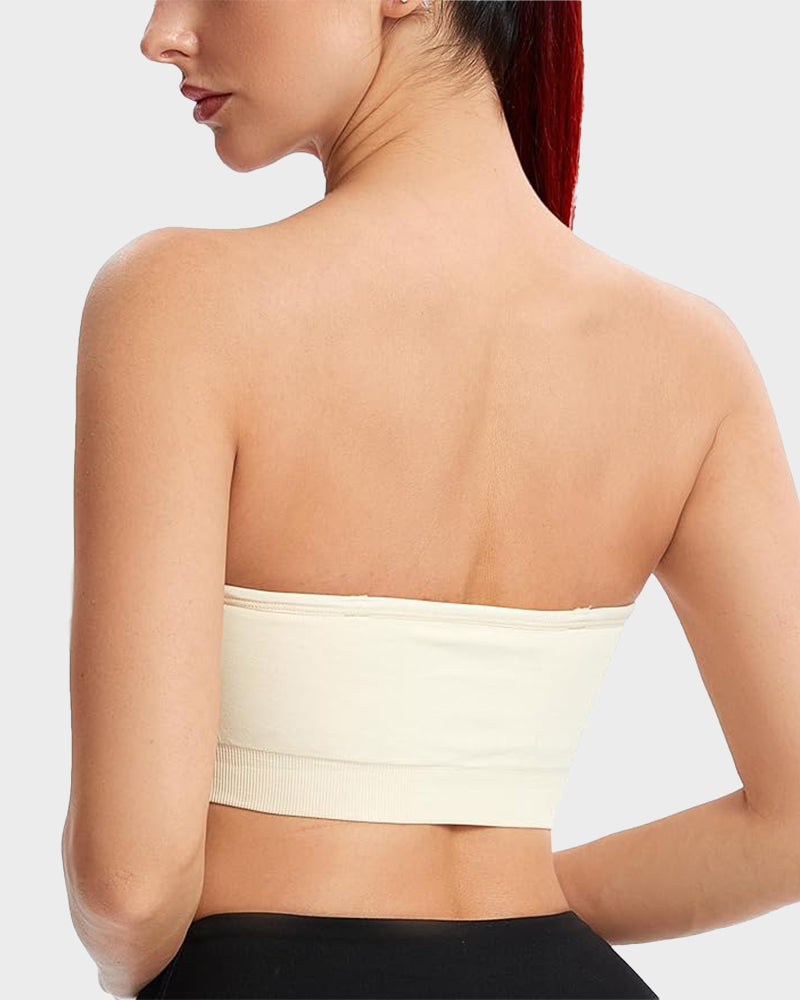 Wireless Strapless Bandeau Bra 