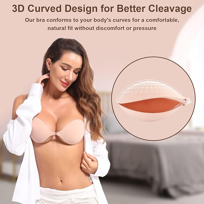 💗BUY 1 GET 3 FREE - 2 PAIRS -🎁Adhesive Push-up Bra