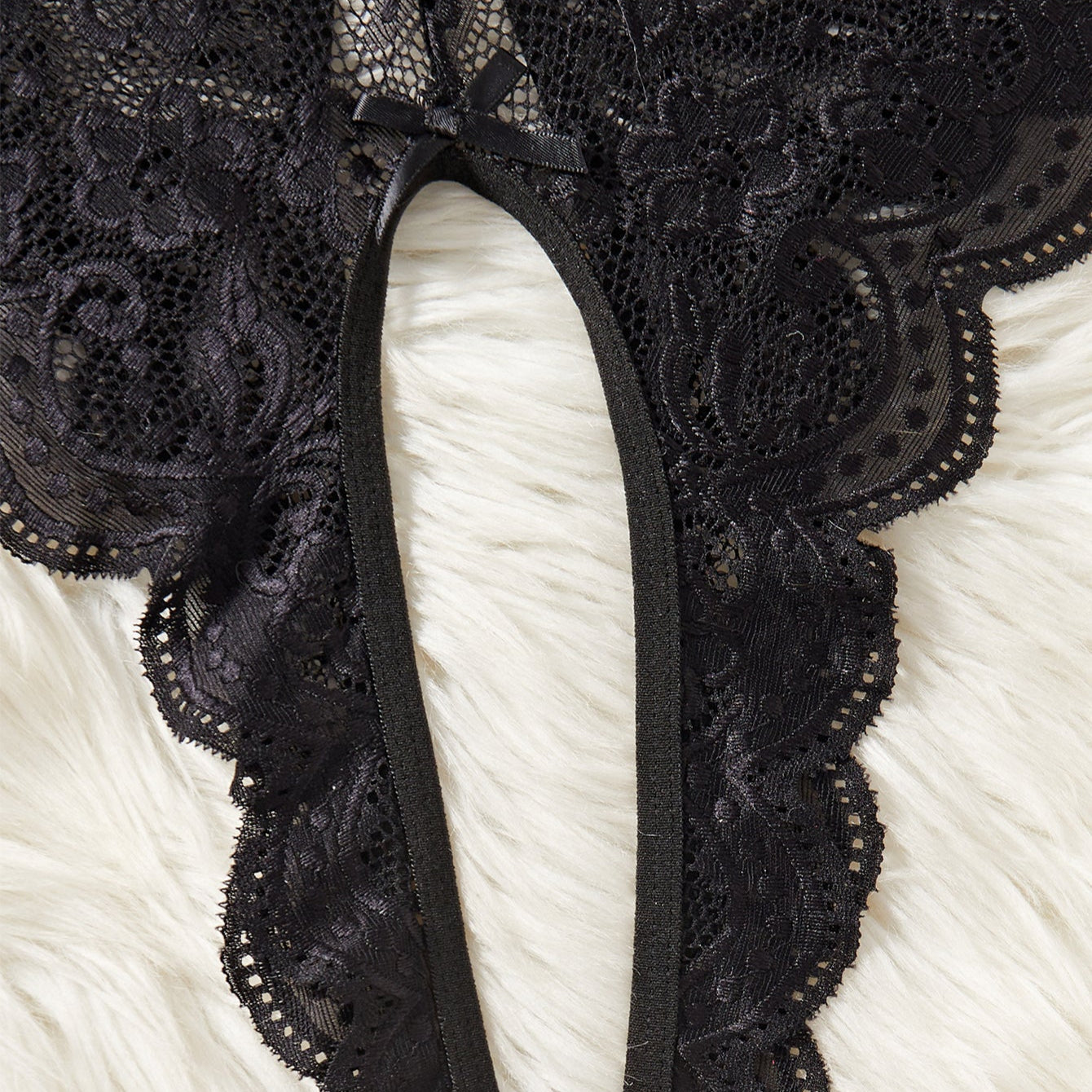 Model LT701Cross Hollow Crotchless Fishnet Bodysuits-lovelira