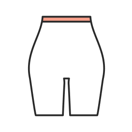 Anti-Slip waistband - Stays Put All Day
