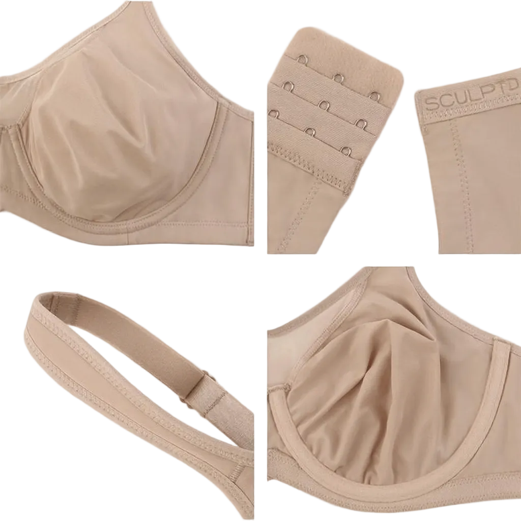 SCULPTD Bra: Cooling Full Coverage Minimizer Bra SCULPTD
