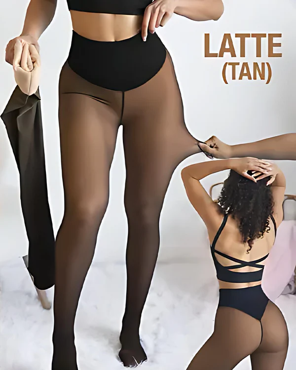Viral One-Seam Fleece-Lined Shaping Leggings — High-Waist Compression Sculpté
